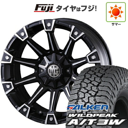 【新品国産車用6穴139.7】 夏タイヤ ホイール4本セット 285/55R20 ファルケン ワイルドピーク A/T3W クリムソン マーテルギア(MG) モンスター 8.5J 20インチ(送料無料)