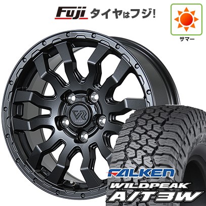 【新品】デリカD5 夏タイヤ ホイール4本セット 235/70R16 ファルケン ワイルドピーク A/T3W トピー ヴァブロ RR-01 7J 16インチ(送料無料)