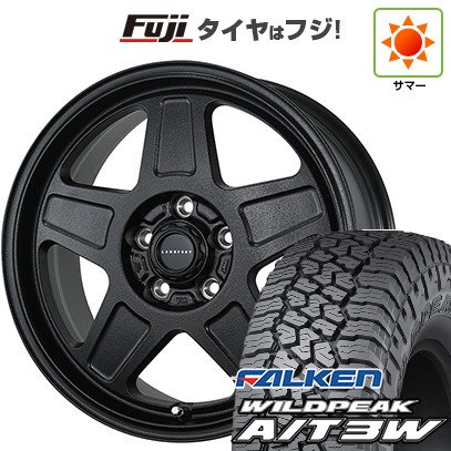 【新品国産車用6穴139.7】 夏タイヤ ホイール4本セット 35X12.5R17 ファルケン ワイルドピーク A/T3W トピー ランドフット GWD 数量限定 8J 17インチ(送料無料)|フジコーポレーション