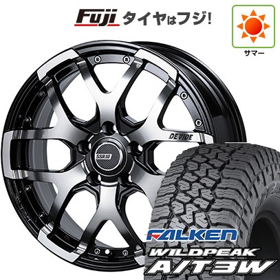 【新品】デリカD5 夏タイヤ ホイール4本セット 235/70R16 ファルケン ワイルドピーク A/T3W SSR ディバイド ZS 7J 16インチ(送料無料)