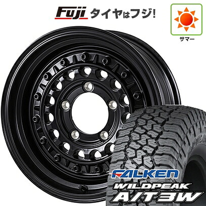 【新品】ジムニー 夏タイヤ ホイール4本セット 175/80R16 ファルケン ワイルドピーク A/T3W モンツァ HI-BLOCK ターマー 5.5J 16インチ(送料無料)｜フジコーポレーション