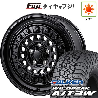 【新品】デリカD5 夏タイヤ ホイール4本セット 235/70R16 ファルケン ワイルドピーク A/T3W モンツァ HI-BLOCK ターマー 7J 16インチ(送料無料)