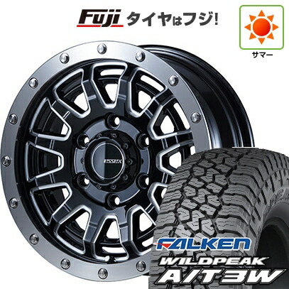 【新品】ハイエース200系 夏タイヤ ホイール4本セット 195/80R15 107/105N ファルケン ワイルドピーク A/T3W エセックス EX-15 6J 15インチ(送料無料)