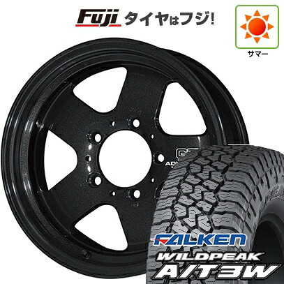 【新品】ジムニー 夏タイヤ ホイール4本セット 175/80R16 ファルケン ワイルドピーク A/T3W ヨコハマ アドバンレーシング GT ヘビーデューティー for JIMNY 5.5J 16インチ(送料無料)