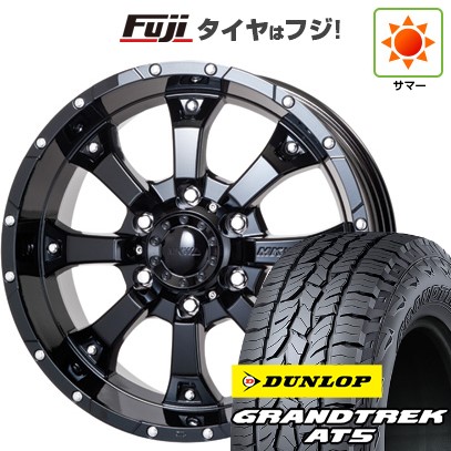 【新品】プラド/ハイラックス 夏タイヤ ホイール4本セット 265/70R17 ダンロップ グラントレック AT5 トライスター MKW MK-46 8J 17インチ(送料無料)