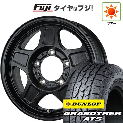【新品】ジムニーシエラ/ジムニーノマド 夏タイヤ ホイール4本セット 215/70R16 ダンロップ グラントレック AT5 トピー ランドフット GWD 数量限定 5.5J 16インチ(送料無料)