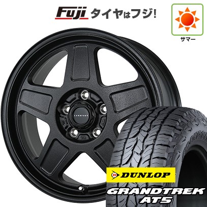 【新品】プラド/ハイラックス 夏タイヤ ホイール4本セット 265/65R17 ダンロップ グラントレック AT5 トピー ランドフット GWD 数量限定 8J 17インチ(送料無料)|フジコーポレーション
