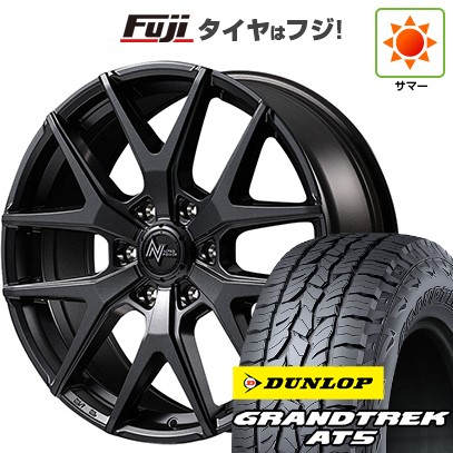 【新品】プラド/ハイラックス 夏タイヤ ホイール4本セット 265/60R18 ダンロップ グラントレック AT5 MID WHEELS NITRO POWER M62 トマホーク 18インチ(送料無料) サマータイヤ