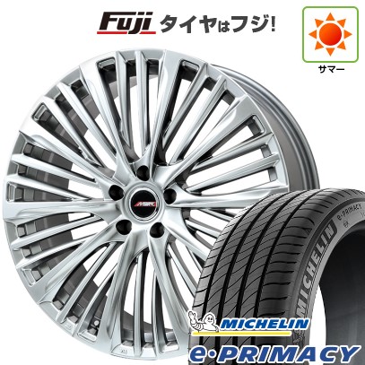 【新品】クラウンスポーツ/クラウンエステート 夏タイヤ ホイール4本セット 235/45R21 ミシュラン E･プライマシー プレミックス MER-X ハイパーシルバー(R14ボルト) 21インチ(送料無料)