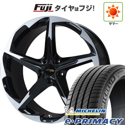 【新品】クラウンクロスオーバー 夏タイヤ ホイール4本セット 225/45R21 ミシュラン E･プライマシー ACE AAF ブリエ FORGED ブラックポリッシュ(R14) 21インチ(送料無料)