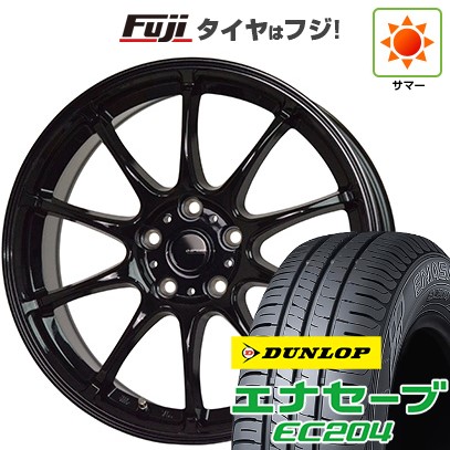 【新品国産車用5穴114.3】 夏タイヤ ホイール4本セット 195/65R15 ダンロップ エナセーブ EC204 ホットスタッフ ジースピード G-07 6J 15インチ(送料無料)｜フジコーポレーション