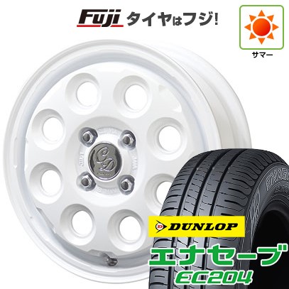 【新品 軽自動車】タフト ソリオ 夏タイヤ ホイール4本セット 165/65R15 ダンロップ エナセーブ EC204 共豊 カワイイ デコル ネイチャー 4.5J 15インチ(送料無料)