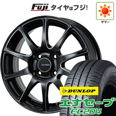 【新品国産車用4穴100】 夏タイヤ ホイール4本セット 185/55R15 ダンロップ エナセーブ EC204 ブリヂストン エコフォルム CRS23 5.5J 15インチ(送料無料) 58,795円