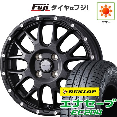 【新品 軽自動車】タフト ソリオ 夏タイヤ ホイール4本セット 165/65R15 ダンロップ エナセーブ EC204 WEDS ウェッズアドベンチャー マッドヴァンス 08 4.5J 15インチ(送料無料)