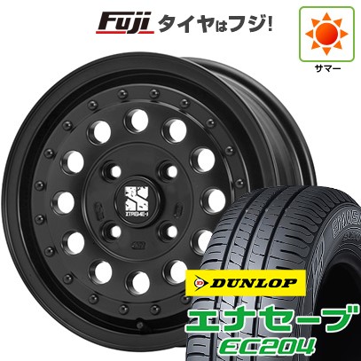 【新品国産車用4穴100】 夏タイヤ ホイール4本セット 175/65R14 ダンロップ エナセーブ EC204 MLJ エクストリームJ ラギッド 5J 14インチ(送料無料)|フジコーポレーション