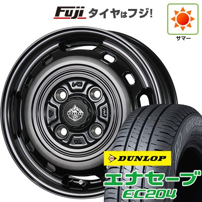 【新品国産車用5穴100】 夏タイヤ ホイール4本セット 195/65R15 ダンロップ エナセーブ EC204 トピー ランドフット XFG 数量限定 6J 15インチ(送料無料)