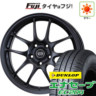 【新品国産車用4穴100】 夏タイヤ ホイール4本セット 185/60R15 ダンロップ エナセーブ EC204 ENKEI エンケイ PerformanceLine PF01 6.5J 15インチ(送料無料)