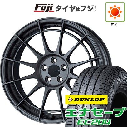 【新品国産車用5穴100】 夏タイヤ ホイール4本セット 215/45R17 ダンロップ エナセーブ EC204 ENKEI エンケイ Racing Revolution NT03 RR 7J 17インチ(送料無料)｜フジコーポレーション