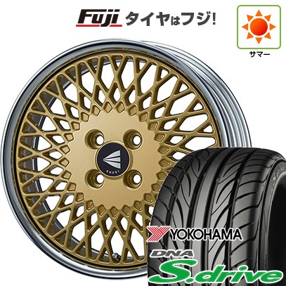 【新品 軽自動車】 夏タイヤ ホイール4本セット 165/45R16 ヨコハマ DNA Sドライブ ENKEI エンケイ Neo Classic メッシュ4 ネオ 5J 16インチ(送料無料)|フジコーポレーション