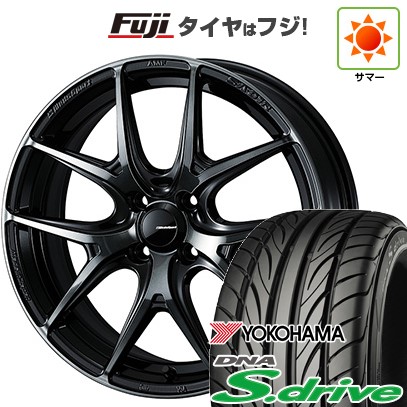 【新品 軽自動車】 夏タイヤ ホイール4本セット 165/45R16 ヨコハマ DNA Sドライブ WEDS ウェッズスポーツ SA-01R 5J 16インチ(送料無料)