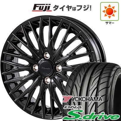 【新品 軽自動車】 夏タイヤ ホイール4本セット 165/45R16 ヨコハマ DNA Sドライブ モンツァ ワーウィック クライヴァー 4.5J 16インチ(送料無料)｜フジコーポレーション