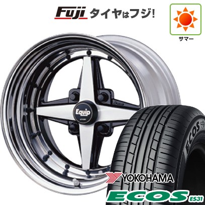 日本製【新品 軽自動車】 夏タイヤ ホイール4本セット 165/55R14 ヨコハマ エコス ES31 WORK ワーク エクイップ 01 5J 14インチ(送料無料)|フジコーポレーション