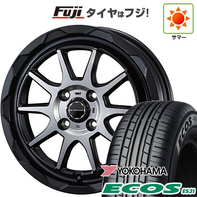 日本製【新品 軽自動車】 夏タイヤ ホイール4本セット 165/55R14 ヨコハマ エコス ES31 WEDS ウェッズアドベンチャー マッドヴァンス 06 4.5J 14インチ(送料無料)