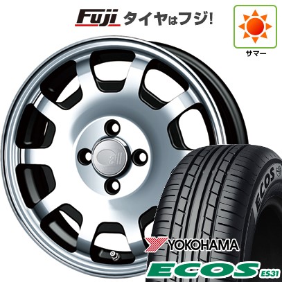 日本製【新品 軽自動車】エブリイワゴン 夏タイヤ ホイール4本セット 165/50R15 ヨコハマ エコス ES31 ENKEI エンケイ all オールフォーKCR 5J 15インチ(送料無料)|フジコーポレーション