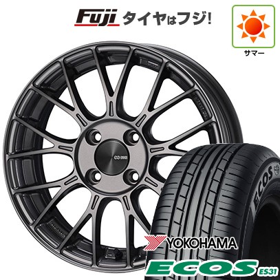 日本製【新品 軽自動車】エブリイワゴン 夏タイヤ ホイール4本セット 165/50R15 ヨコハマ エコス ES31 ENKEI エンケイ PerformanceLine PFM1 5J 15インチ(送料無料)|フジコーポレーション