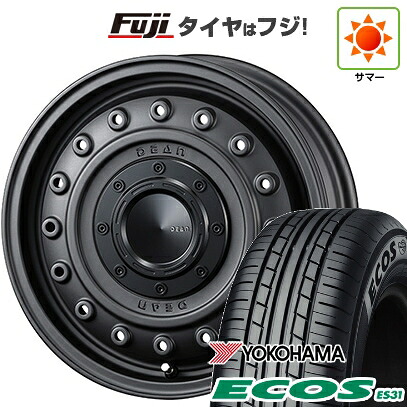 日本製【新品 軽自動車】エブリイワゴン 夏タイヤ ホイール4本セット 165/50R15 ヨコハマ エコス ES31 クリムソン ディーン コロラド 4.5J 15インチ(送料無料)｜フジコーポレーション 78,925円