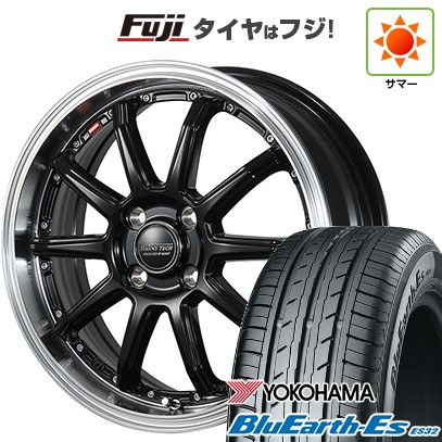 【新品国産車用5穴114.3】 夏タイヤ ホイール4本セット 225/60R17 ヨコハマ ブルーアース ES32 ブレスト バーンズテック S10-DP 7J 17インチ(送料無料)