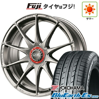 【新品国産車用5穴114.3】 夏タイヤ ホイール4本セット 215/40R18 ヨコハマ ブルーアース ES32 OZ フォーミュラHLT 7.5J 18インチ(送料無料)