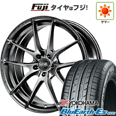 【新品国産車用5穴114.3】 夏タイヤ ホイール4本セット 215/50R17 ヨコハマ ブルーアース ES32 OZ レッジェーラHLT 7.5J 17インチ(送料無料)