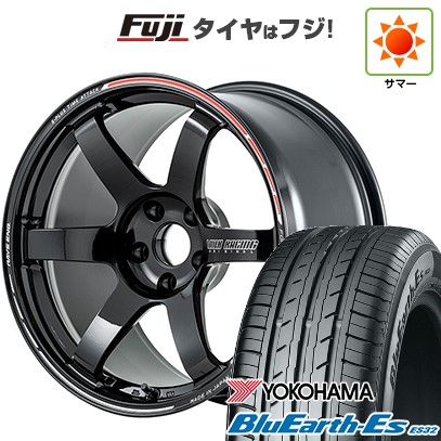 【新品国産車用5穴114.3】 夏タイヤ ホイール4本セット 215/50R17 ヨコハマ ブルーアース ES32 RAYS レイズ ボルクレーシング TE37 サーガ S-plus TIME ATTACK 7.5J 17インチ(送料無料)