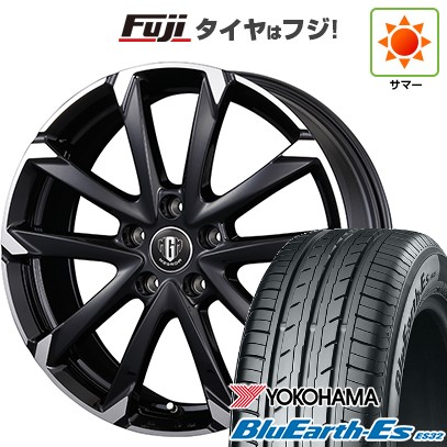 【新品国産車用5穴114.3】 夏タイヤ ホイール4本セット 195/60R16 ヨコハマ ブルーアース ES32 コーセイ MZ-GROW C52S 6.5J 16インチ(送料無料)|フジコーポレーション