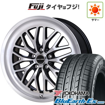 【新品国産車用5穴114.3】 夏タイヤ ホイール4本セット 235/50R18 ヨコハマ ブルーアース ES32 モンツァ ジェクシス GM210 7.5J 18インチ(送料無料)