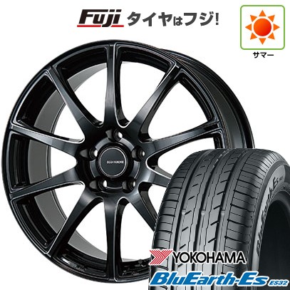 【新品国産車用5穴114.3】 夏タイヤ ホイール4本セット 215/50R17 ヨコハマ ブルーアース ES32 ブリヂストン エコフォルム CRS23 7J 17インチ(送料無料)