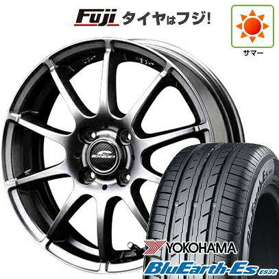 【新品 軽自動車】 夏タイヤ ホイール4本セット 145/80R13 ヨコハマ ブルーアース ES32 MID WHEELS スタッグ メタリックグレー 4J 13インチ(送料無料)