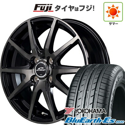 【新品 軽自動車】 夏タイヤ ホイール4本セット 155/55R14 ヨコハマ ブルーアース ES32 MID WHEELS DR-02 4.5J 14インチ(送料無料)