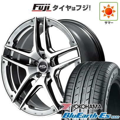 【新品国産車用5穴114.3】 夏タイヤ ホイール4本セット 205/50R17 ヨコハマ ブルーアース ES32 MID WHEELS MID EXCLUSIVE 025SV 17インチ(送料無料)|フジコーポレーション