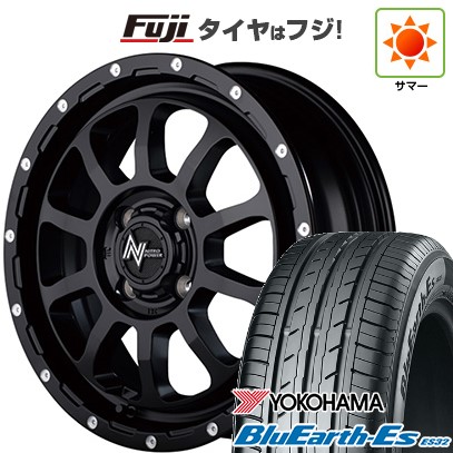 【新品 軽自動車】N-BOX タント スペーシア 夏タイヤ ホイール4本セット 155/65R14 ヨコハマ ブルーアース ES32 MID WHEELS NITRO POWER M10 パーシングKC 4.5J 14インチ(送料無料)
