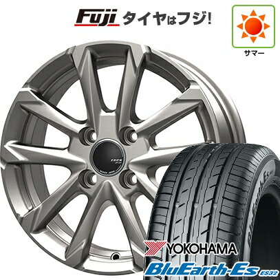 【新品国産車用4穴100】 夏タイヤ ホイール4本セット 185/60R15 ヨコハマ ブルーアース ES32 モンツァ ZACK JP-325 5.5J 15インチ(送料無料)｜フジコーポレーション