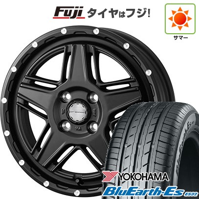 【新品 軽自動車】N-BOX タント スペーシア 夏タイヤ ホイール4本セット 155/65R14 ヨコハマ ブルーアース ES32 WEDS ウェッズアドベンチャー マッドヴァンス 07 4.5J 14インチ(送料無料)｜フジコーポレーション