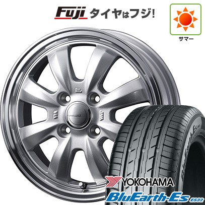 【新品】ルーミー・パッソ・ジャスティ・トール 夏タイヤ ホイール4本セット 175/55R15 ヨコハマ ブルーアース ES32 WEDS ウェッズ グラフト 8S 5.5J 15インチ(送料無料)|フジコーポレーション