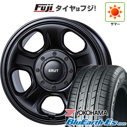 【新品国産車用5穴114.3】 夏タイヤ ホイール4本セット 215/65R16 ヨコハマ ブルーアース ES32 トライスター BRUT BR-33 6.5J 16インチ(送料無料)