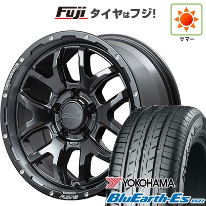 【新品国産車用5穴114.3】 夏タイヤ ホイール4本セット 215/60R17 ヨコハマ ブルーアース ES32 RAYS レイズ デイトナ F6ブースト 7J 17インチ(送料無料)|フジコーポレーション