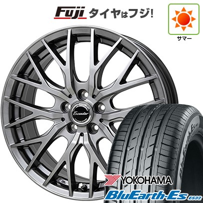 【新品国産車用5穴114.3】 夏タイヤ ホイール4本セット 215/55R17 ヨコハマ ブルーアース ES32 ホットスタッフ エクシーダー E05II 7J 17インチ(送料無料)｜フジコーポレーション