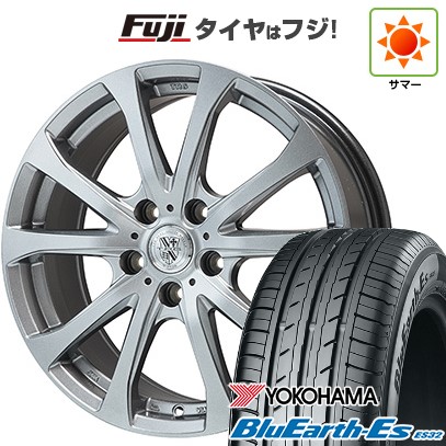 【新品国産車用5穴114.3】 夏タイヤ ホイール4本セット 225/50R18 ヨコハマ ブルーアース ES32 ビッグウエイ TRG-バーンII 8J 18インチ(送料無料)|フジコーポレーション