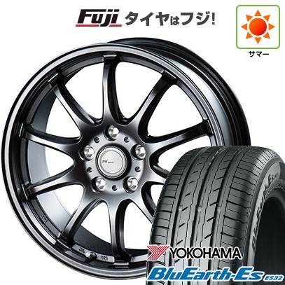 【新品国産車用5穴114.3】 夏タイヤ ホイール4本セット 205/55R16 ヨコハマ ブルーアース ES32 ビッグウエイ BWスポーツ ZT10 6.5J 16インチ(送料無料)｜フジコーポレーション