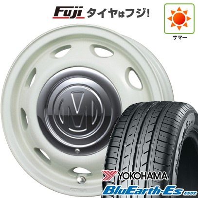 【新品 軽自動車】N-BOX タント スペーシア 夏タイヤ ホイール4本セット 155/65R14 ヨコハマ ブルーアース ES32 クリムソン ディーン ミニ 5J 14インチ(送料無料)